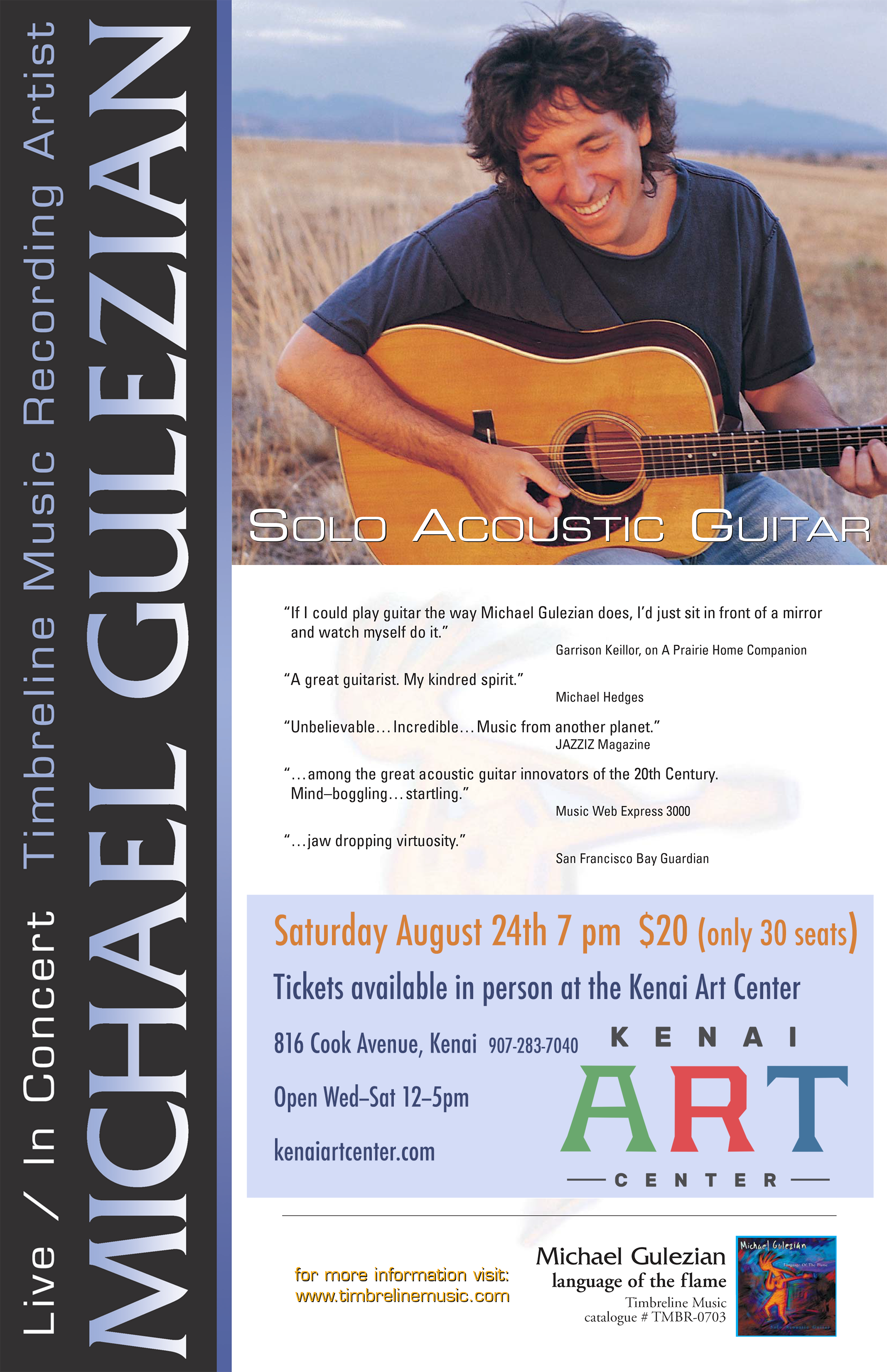 Upcoming Live Concert at the Kenai Art Center